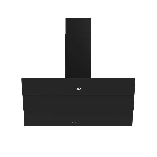 شفاط بيكو بلت ان 90 سم زجاج أسود BHCA99642BHE