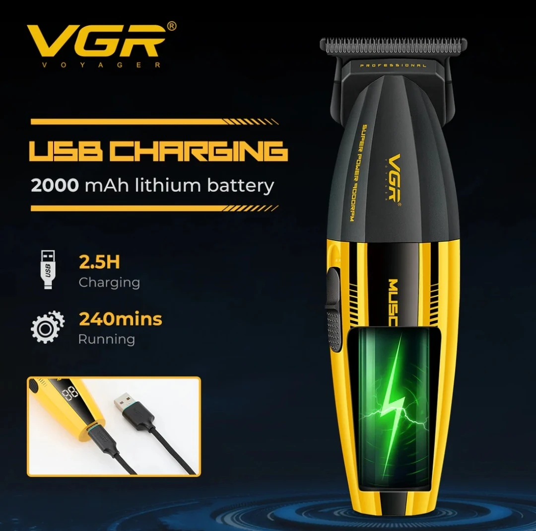 VGR ماكينة قص الشعر الاحترافية  V-285 T للرجال