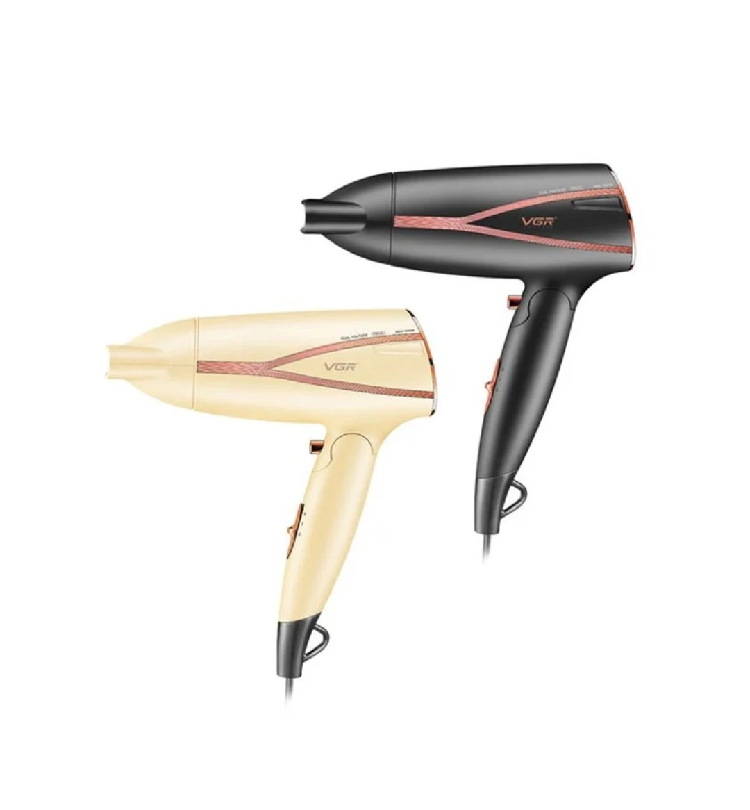 استشوار ميني  V-429 مزود بسرعتين لتجفيف وتصفيف مرن حسب احتياجك من VGR.