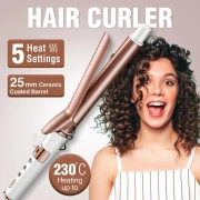 مكواه فرد الشعر الكهربائي الاحترافي VGR V-578 للنساء (أبيض)