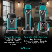 مجموعة قص الشعر الاحترافية 3 في 1، VGR V-035 S3