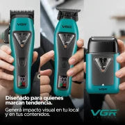 مجموعة قص الشعر الاحترافية 3 في 1، VGR V-035 S3