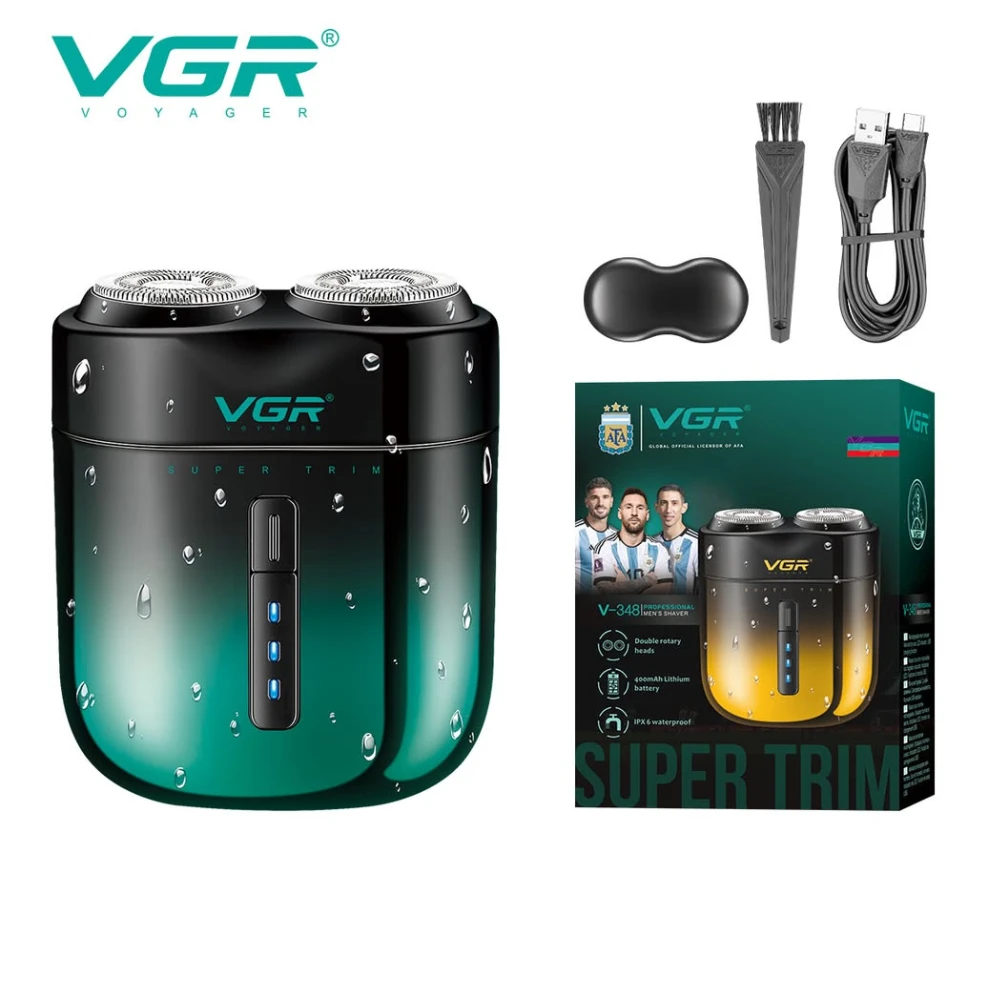 ماكينة حلاقة صغيرة احترافية للرجال v-348  مقاوم للماء VGR