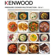 حلة ضغط كهربائية 16 في 1 كينوود ديجيتال، 1300 وات، 8 لتر، اسود - PCM95.000BK