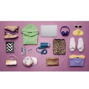 مكواة بخار محمولة صغيرة وقابلة للطي فيليبس ، 1000 وات، 100 مللي، STH3000/26 - ازرق