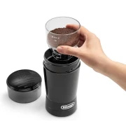 دي لونجي كيه جي 200 مطحنة حبوب القهوة الكهربائية بسعة 90 جرام وقدرة 170 وات - اسود