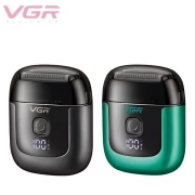 ماكينة حلاقة صغيرة احترافية  VGR لتنعيم اللحية للرجال_  قابلة للشحن_ v-380