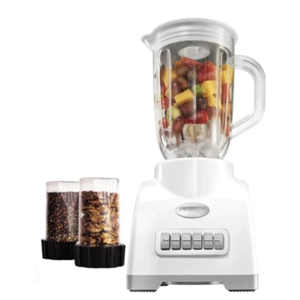 خلاط بريفكس 450 واط 1.5 لتر 2 مطحنه الشيف ابيض BC450