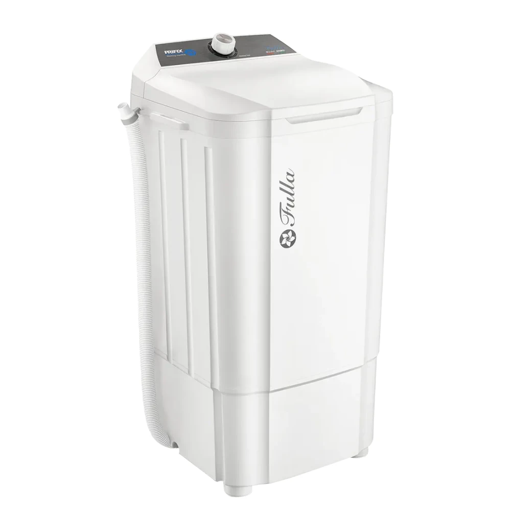 غسالة فلة بريفيكس حوض واحد، سعة 6 كجم، FWM106 - ابيض