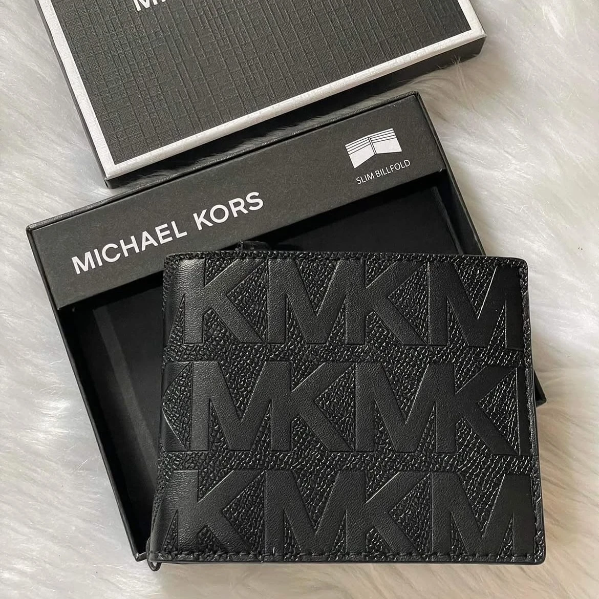 محفظة مايكل كورس للرجال - لون اسود