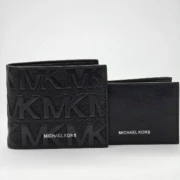 محفظة مايكل كورس للرجال - لون اسود