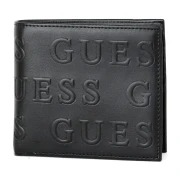 محفظة رجالية من جس - جلد طبيعي _  لون أسود