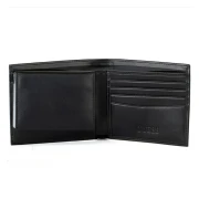 محفظة رجالية من جس - جلد طبيعي _  لون أسود