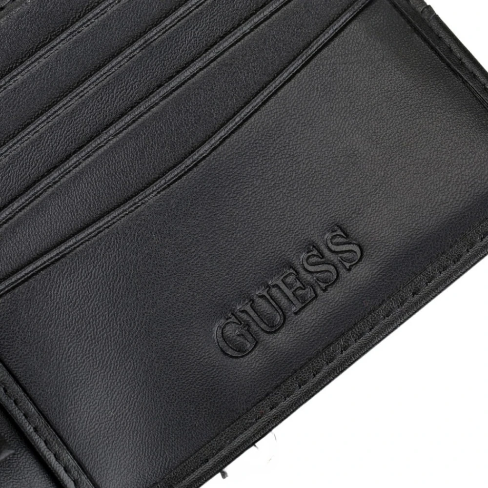 محفظة رجالية من جس - جلد طبيعي _  لون أسود