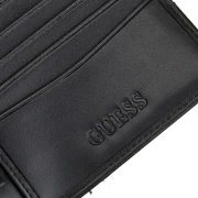 محفظة رجالية من جس - جلد طبيعي _  لون أسود