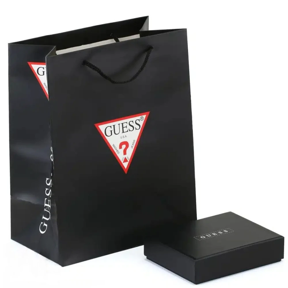 محفظة رجالية من جس - جلد طبيعي _  لون أسود