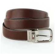 حزام رجالي من تومي هيلفجر - جلد طبيعي