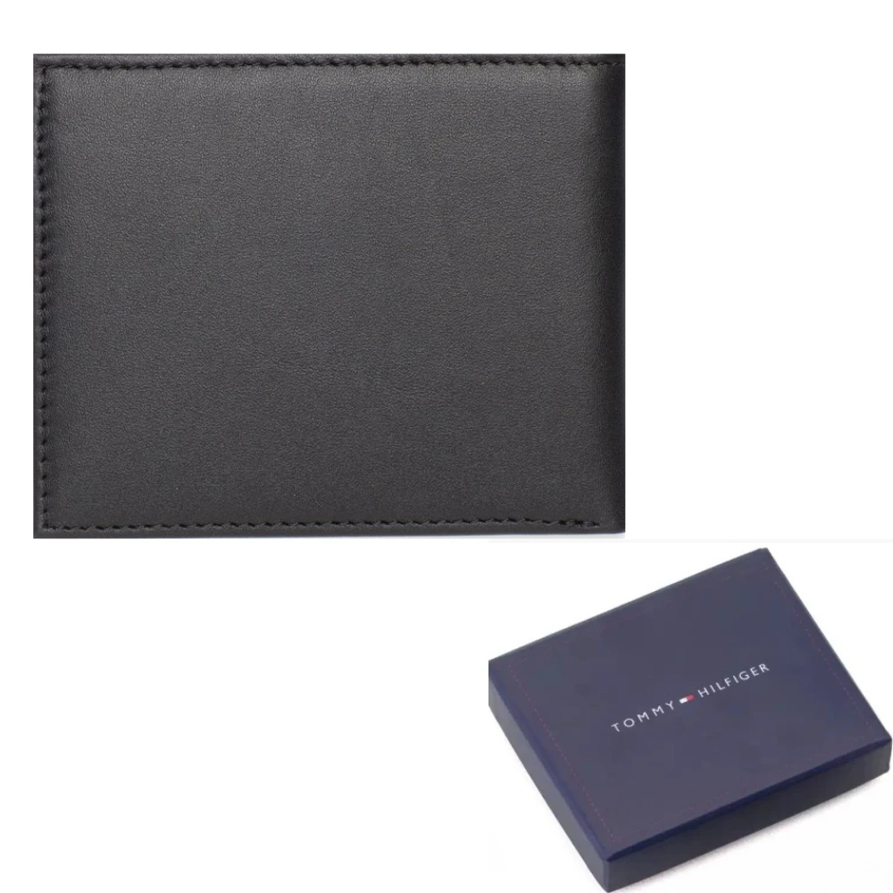محفظة تومي هيلفيغر للرجال لون اسود