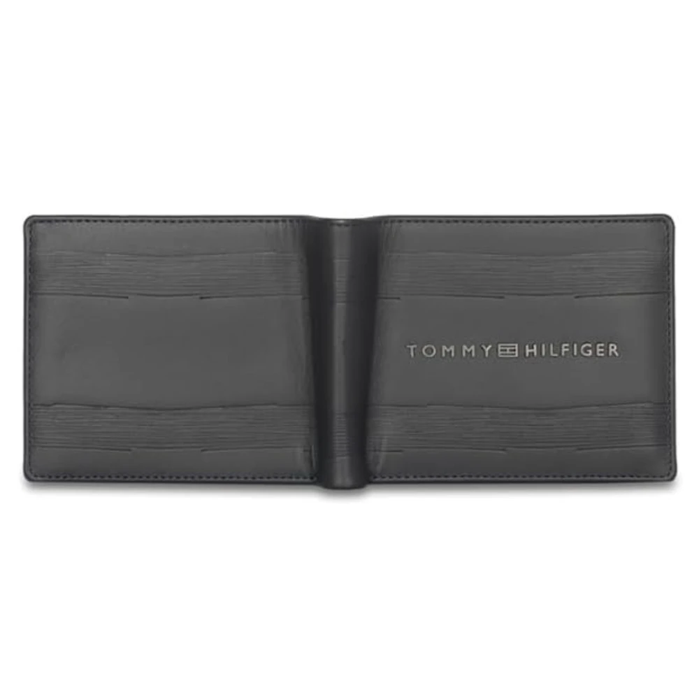 محفظة تومي هيلفيغر للرجال - لون اسود