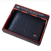 محفظة تومي هيلفيغر للرجال لون اسود