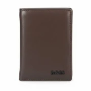 حامل بطاقات كلاسيكي بيج دناعم من هوغو بوس مزود بغطاء وجيب للنقود