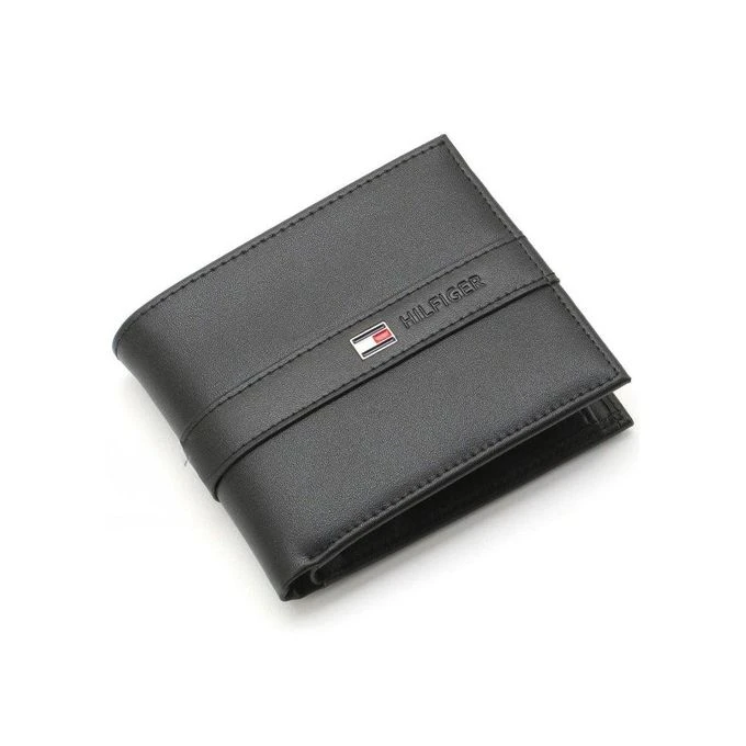 محفظة تومي هيلفيغر للرجال - لون اسود