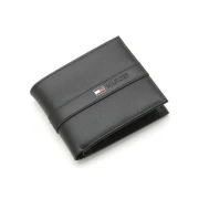 محفظة تومي هيلفيغر للرجال - لون اسود