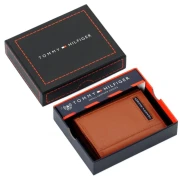 محفظة تومي هيلفيغر للرجال - لون جملي