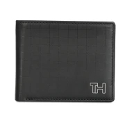 محفظة تومي هيلفيغر للرجال - لون اسود