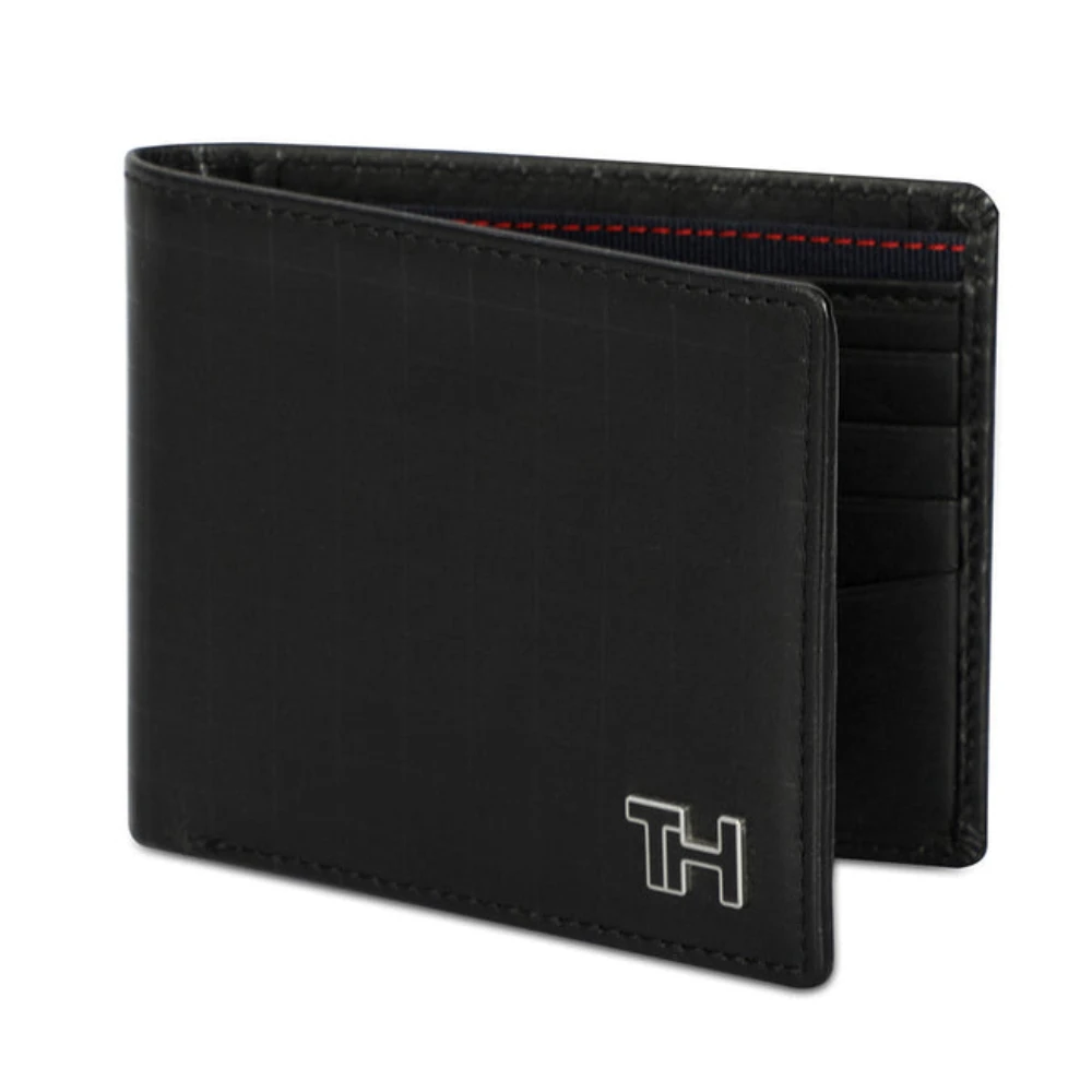 محفظة تومي هيلفيغر للرجال - لون اسود
