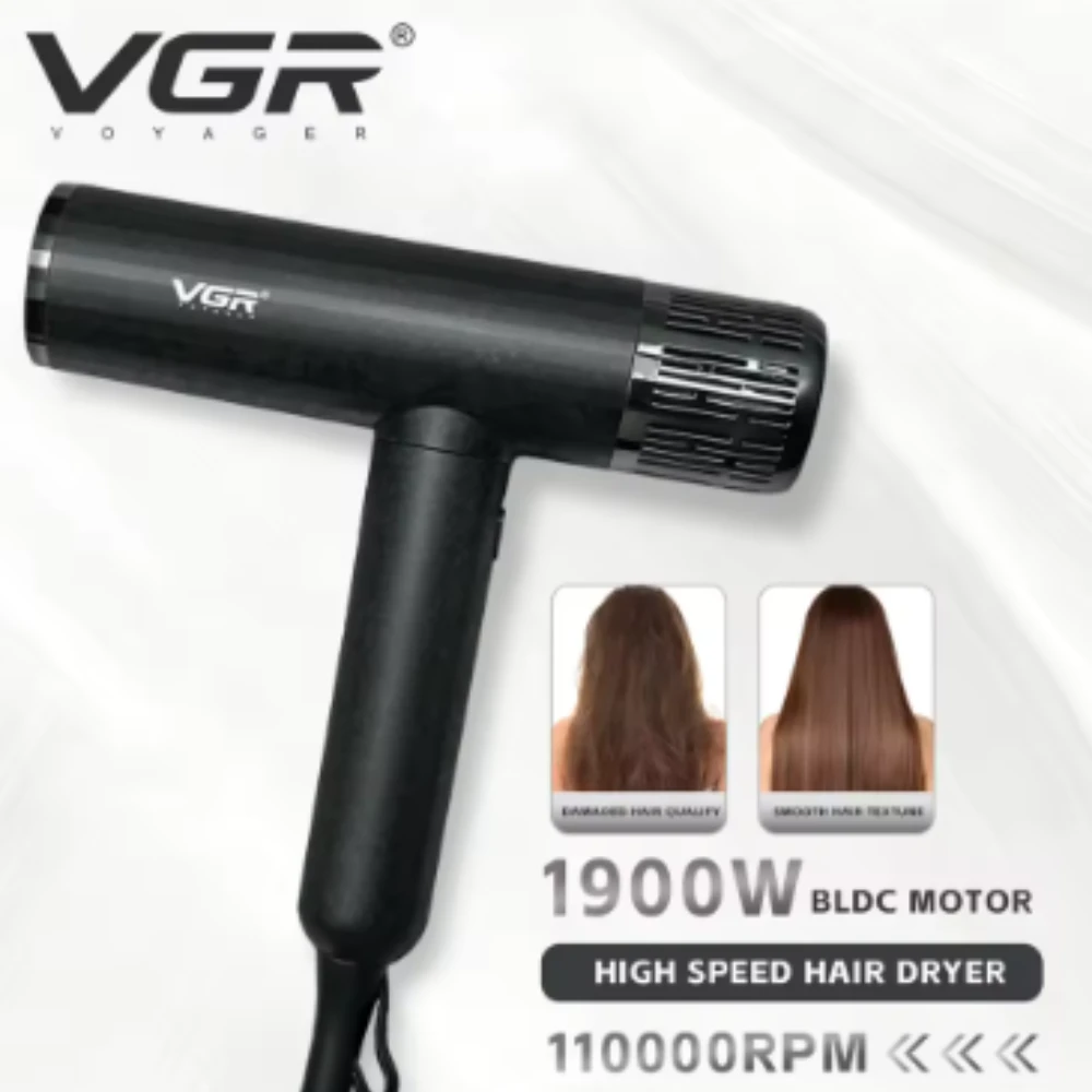 مجموعة قص الشعر الاحترافية 4  في 1 VGR V-640 S4 Pro - لون اسود
