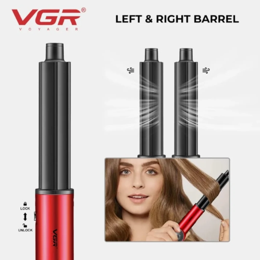 فرشاه تصفيف الشعر الاحترافي VGR V-483 بالهواء الساخن 5 في 1