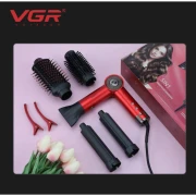 فرشاه تصفيف الشعر الاحترافي VGR V-483 بالهواء الساخن 5 في 1