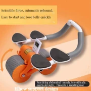 جهاز تدريب عضلات البطن، يتضمن وسادة ركبة مبطنة جيدًا، ومؤقت، عجلة ارتداد تلقائية لتمارين البطن للرجال والنساء