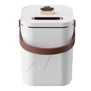 مرطب هواء مكتبي محمول بالبخار بسعة 1800 مل، مرطب هواء بارد لغرفة النوم والمكتب والنباتات، رأس مزدوج أبيض