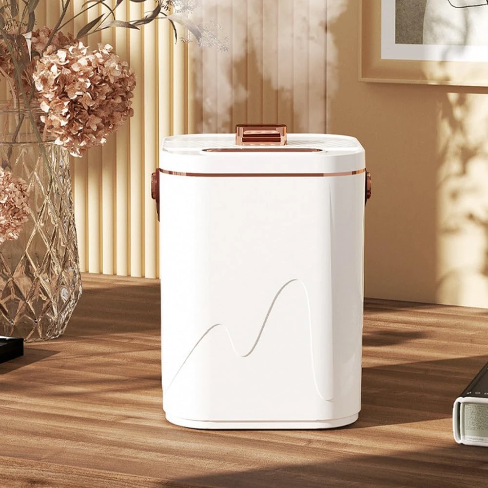 مرطب هواء مكتبي محمول بالبخار بسعة 1800 مل، مرطب هواء بارد لغرفة النوم والمكتب والنباتات، رأس مزدوج أبيض