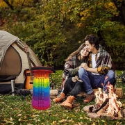 مقعد تلسكوبي محمول قابل للطي بارتفاع قابل للتعديل، خفيف الوزن للتخييم في الهواء الطلق والشواء وصيد الاسماك والمشي لمسافات طويلة والبستنة والنزه