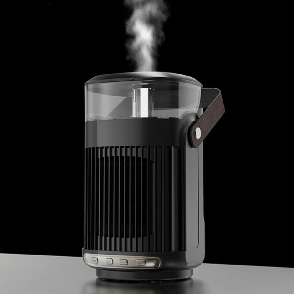 دفاية مكتب كهربائية دوارة 90 درجة مع مرطب جو بالبخار-  دفايه ومرطب هواء 2 في 1 منزلي صغير جديد موفر للطاقة لمساحة كبيرة