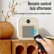 دفايه مكتب صغير الحجم بتصميم عصري، هادئ التشغيل، يوفر دفئًا مثاليًا في الزوايا، مثالي للاستخدام