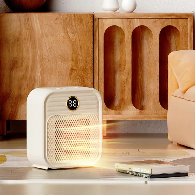 دفايه مكتب صغير الحجم بتصميم عصري، هادئ التشغيل، يوفر دفئًا مثاليًا في الزوايا، مثالي للاستخدام