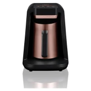 ماكينة تحضير القهوة التركية ارزوم Okka، قوة 700 وات، كروم اسود - OK0012 ( ضمان دولي )