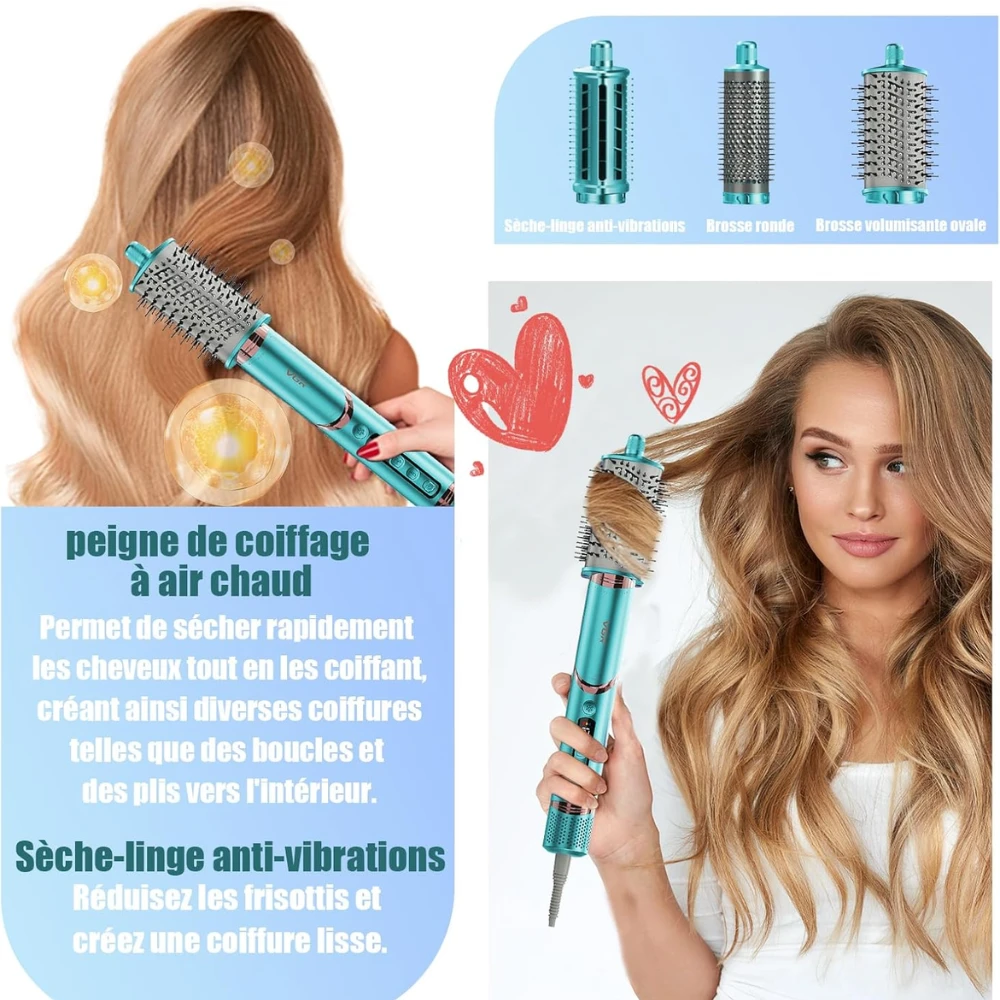 فرشاة شعر 7 في1  v-477 تجفيف الشعر الإحترافية من vgr