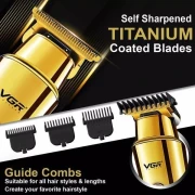 VGR ماكينة حلاقة كهربائية لاسلكية قابلة لاعادة الشحن ضد الماء V-947