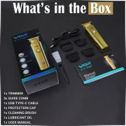 VGR ماكينة حلاقة كهربائية لاسلكية قابلة لاعادة الشحن ضد الماء V-947