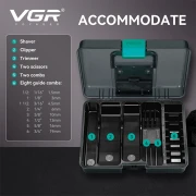 جهاز تعقيم ادوات الحلاقه VGR معقم بلازما V-840 لمعدات التجميل وتصفيف الشعر - مصمم للاستخدام في الصالون والمنزل