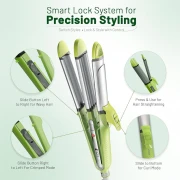 مكواه الشعر الاحترافي VGR V-569  -لفرد الشعر، وتمويجه مع ألواح مطلية بالسيراميك، وإعدادات قابلة للتعديل، وتقنية تسخين موحدة تصل إلى 230 درجة مئوية