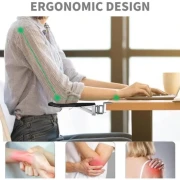 مسند ذراع للكمبيوتر بتصميم مريح وقابل للتعديل لدعم الذراع والكتف للمنزل والمكتب