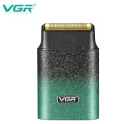 ماكينة حلاقة كهربائية محمولة للرجال، 4500 دورة في الدقيقة، موديل VGR V-326، لون أخضر