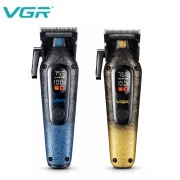 ماكينة حلاقة الشعر Vgr V879C الاحترافية للحلاقين، قابلة لإعادة الشحن، لاسلكية للرجال