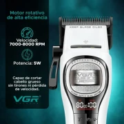 ماكينة حلاقة احترافية VGR V-888C مناسبة للحلاقين والاستخدام المنزلي، بتجمع بين القوة والدقة وسهولة الاستخدام.